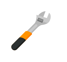 Medium Size Wrench With Silvers Alloy .5kg